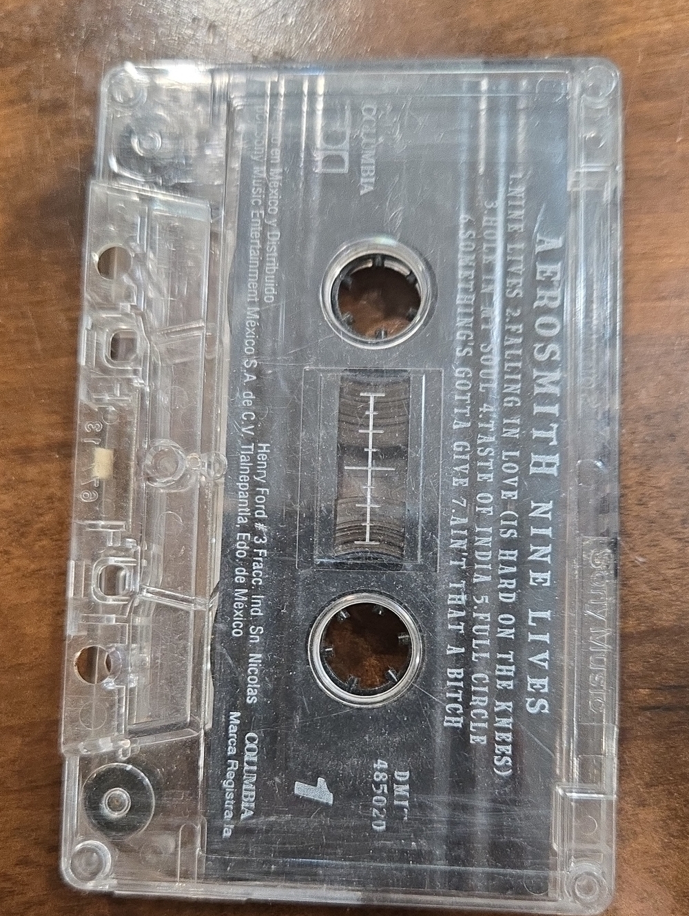 Aerosmith Nine Lives 90's Casette Made In Mexico